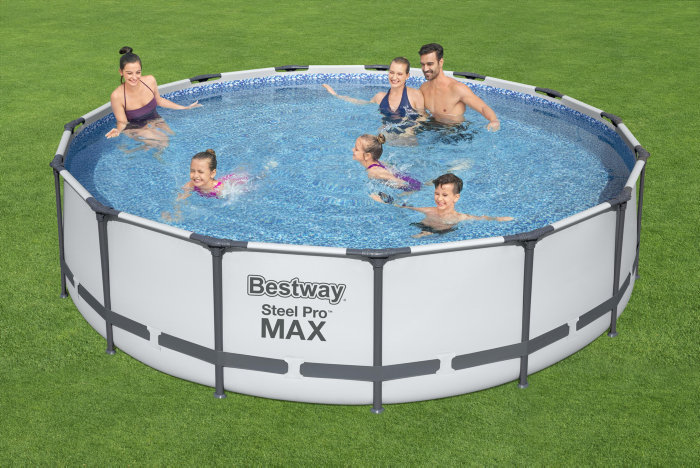 Bestway Steel Pro™ MAX pool Ø457 cm hvid